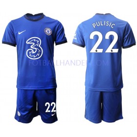 Barn Fotballdrakter Chelsea Christian Pulisic 22 Hjemme 2020-21 Kortermet